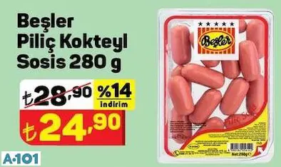BEŞLER PİLİÇ KOKTEYL SOSİS